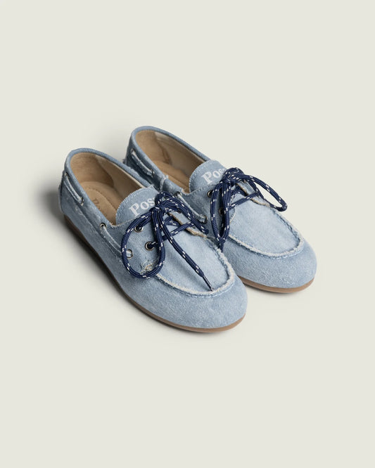Mocassins Posa en jeans clair